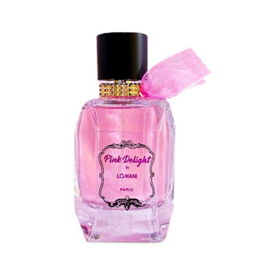 Lomani Pink Delight Perfume for Women Eau de Parfum Spray, 3.4 oz (100 ml), Fruity Floral Gourmand Scent