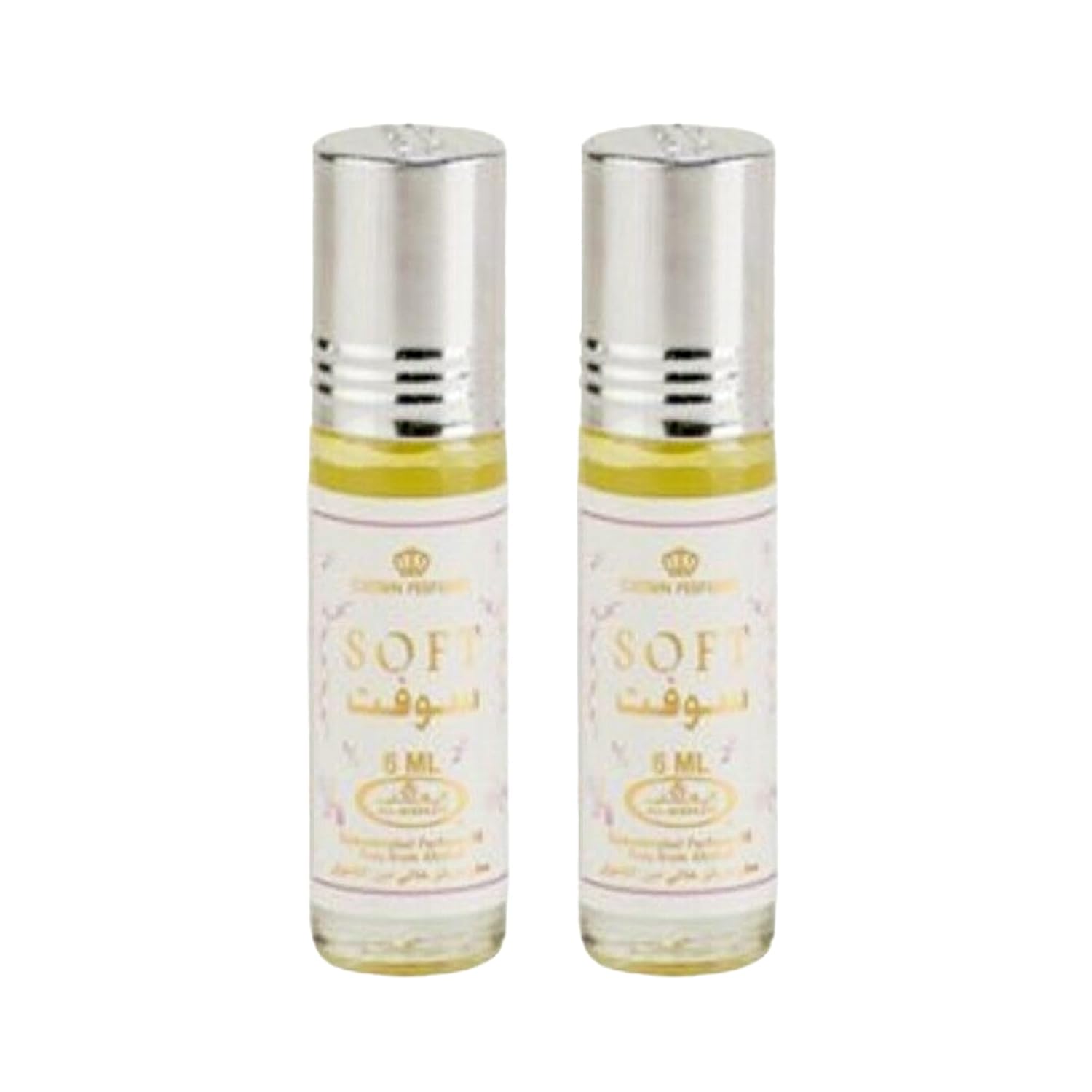 Al-Rehab Soft Concentrated Perfume Rollerball 6 ml/0.20 Oz (Pack Of 2)