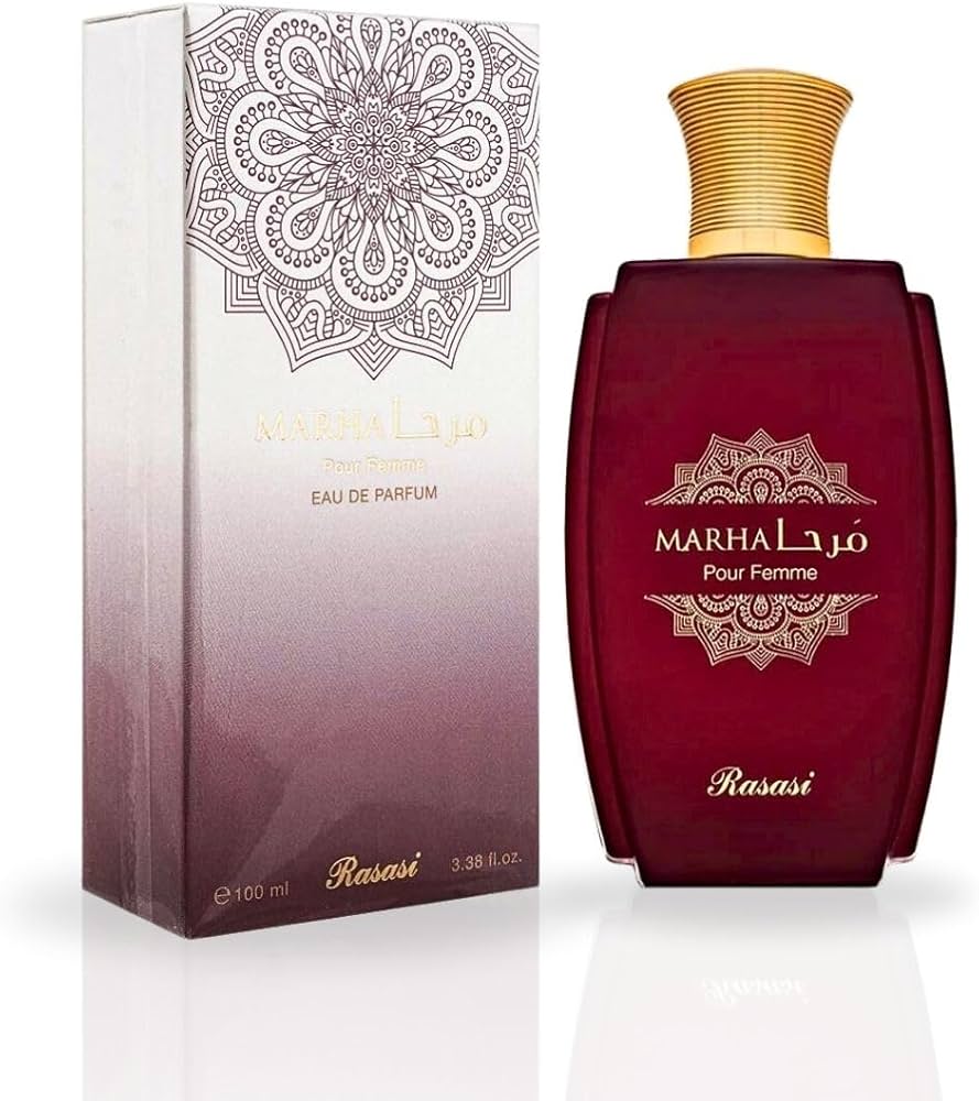 Rasasi Marha Pour Femme Eau De Parfum Spray, 3.38 Fl Oz (100 ml)
