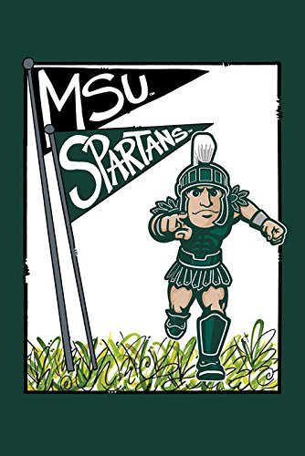 Drapeau du jardin collégial (mascotte de l'État du Michigan)
