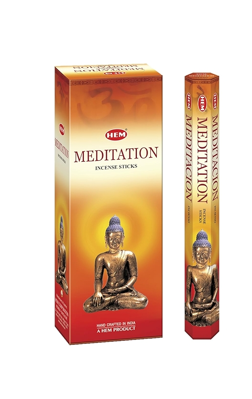 Incienso de meditación Hem, caja de 120 varillas