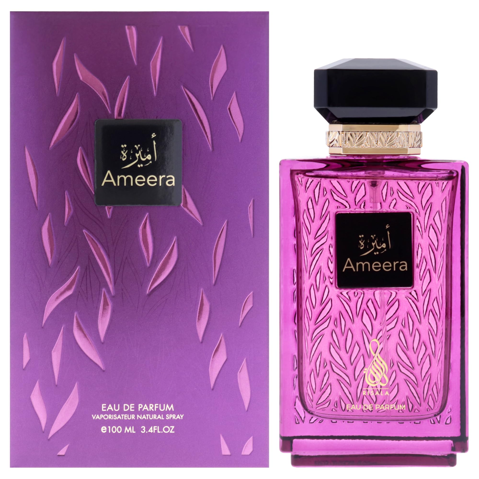 Risala Ameera EDP Unisex, Oriental Floral Oud Fragrance 3.4 oz Spray