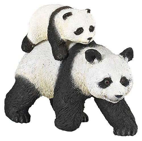 Papo Panda And Baby Panda - Hand Painted Figurine - Heirloom Quality Collectible (50071)
