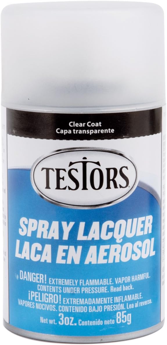 Pintura en aerosol para plásticos Dullcote TES1260T de Testor Corp., 3 oz