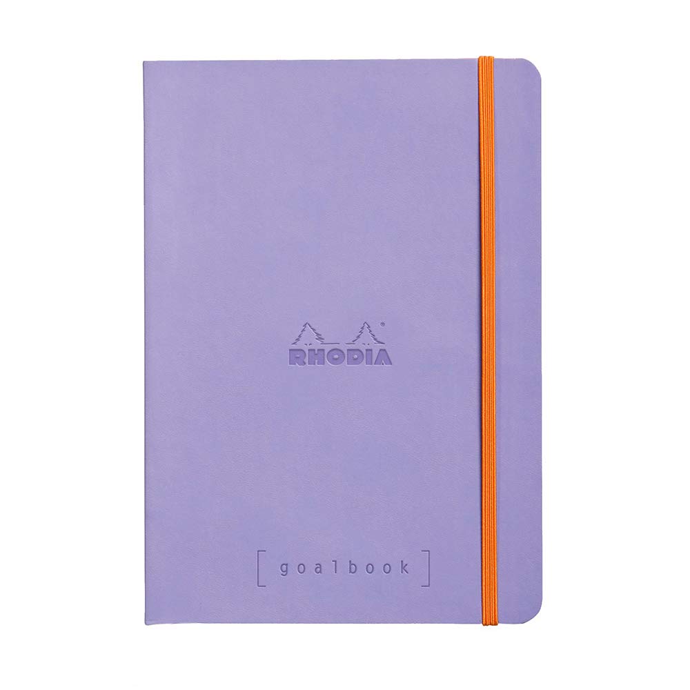 Cuaderno de tapa blanda Rhodia - Cuadrícula de puntos, 224 páginas numeradas - 6 x 8 1/4 - Iris