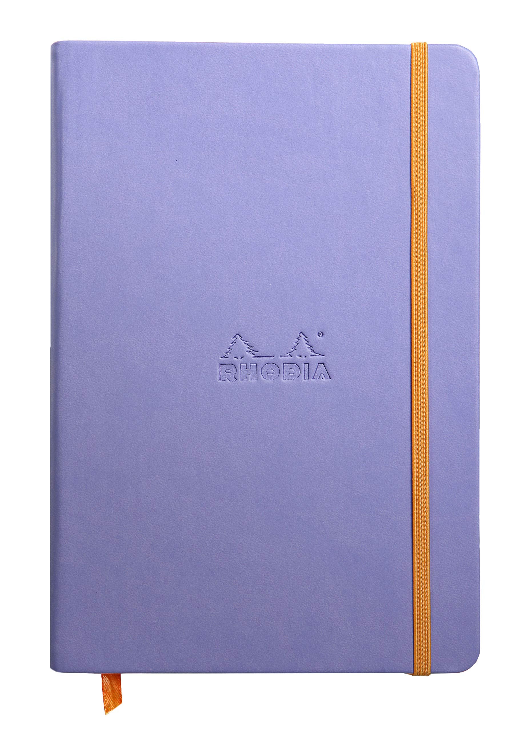 Rhodia Rhodiarama Webnotebook - Lined 96 sheets - 5 1/2 x 8 1/4 - Iris cover