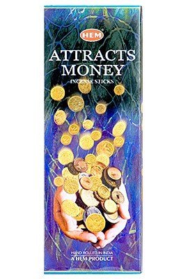 Hem Attracts Money Incense, 120 Stick Box