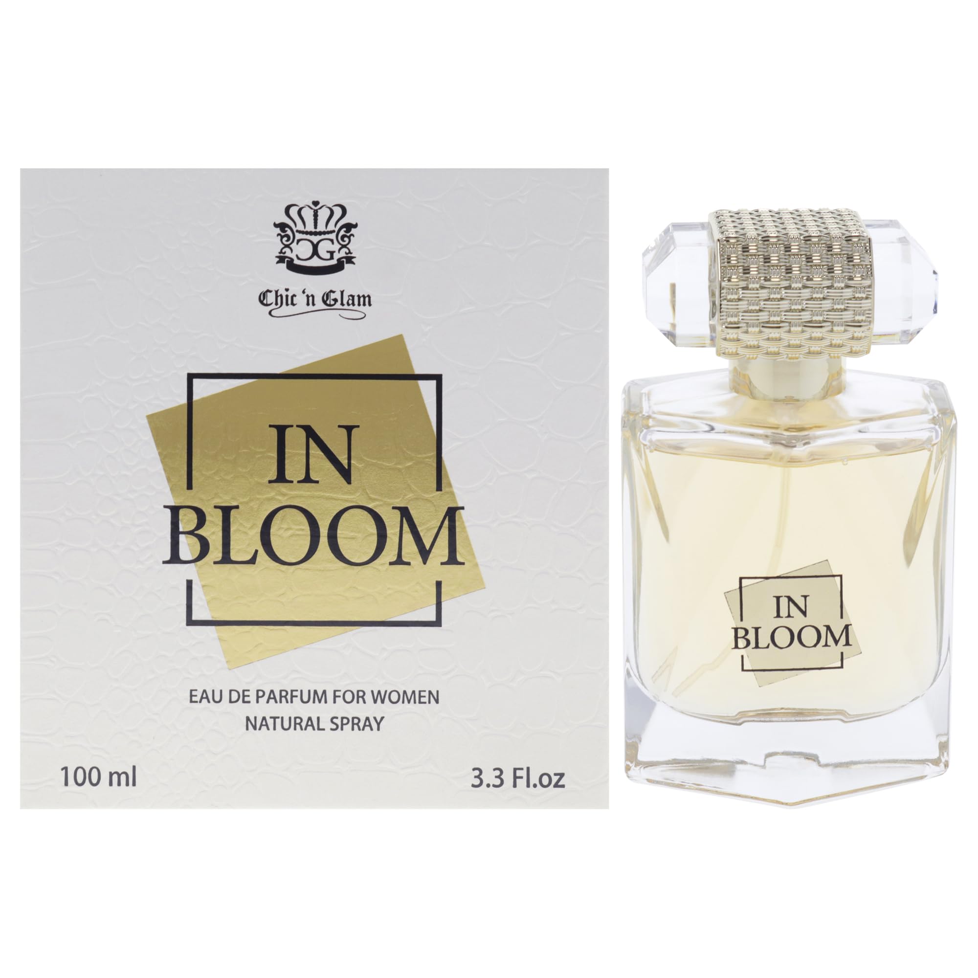 Chic N Glam In Bloom EDP for Women Fresh Floral Fragrance 3.3 oz Spray