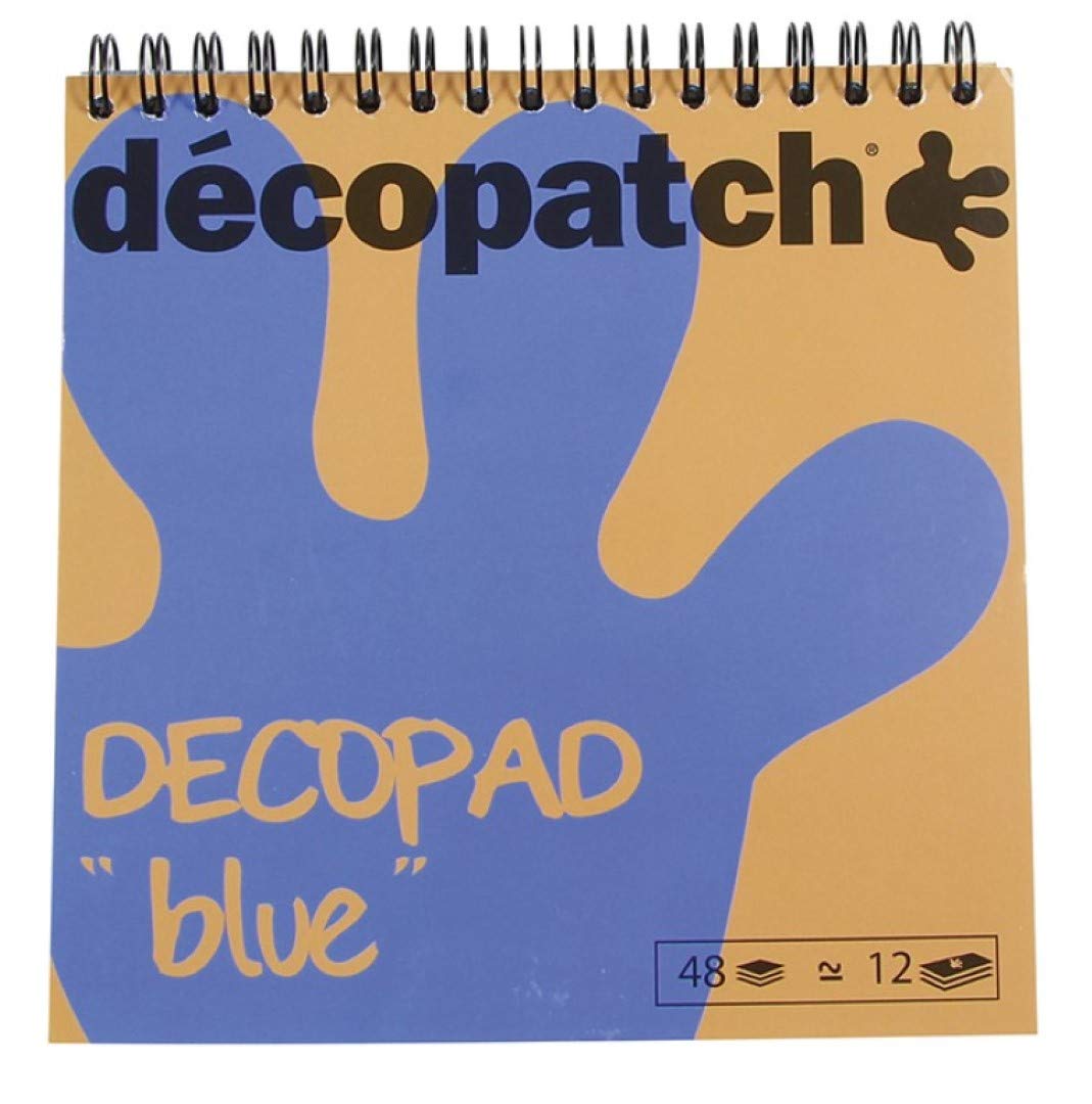 Almohadillas para decopatch Decopatch - 6 x 6 1/4 - Azul