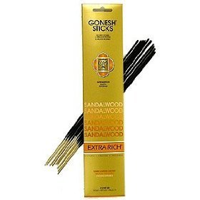 Bâtonnets d'encens Gonesh Collection Extra Rich - Bois de santal 5 paquets (100 au total)