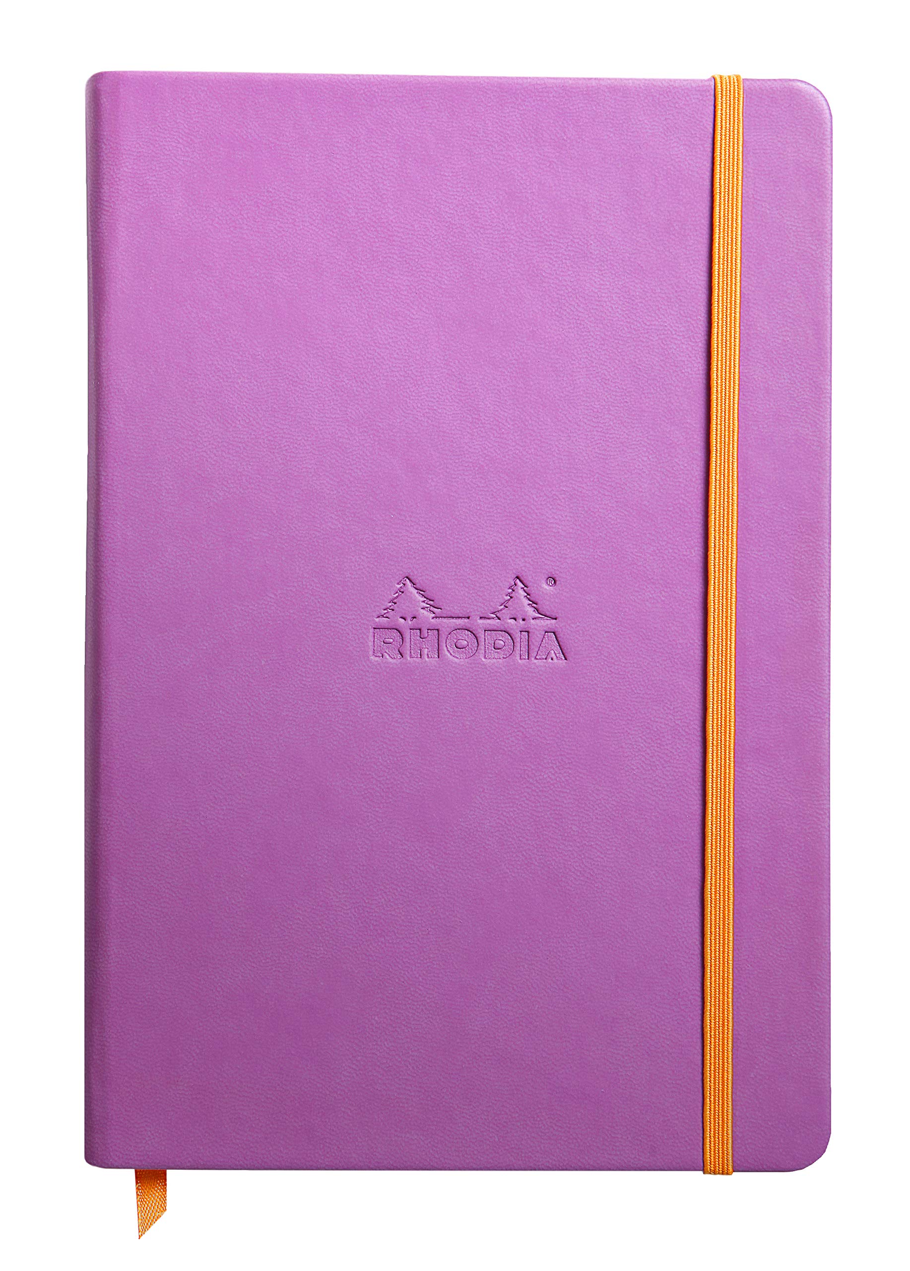 Rhodia Rhodiarama Webnotebook - Lined 96 sheets - 5 1/2 x 8 1/4 - Lilac cover