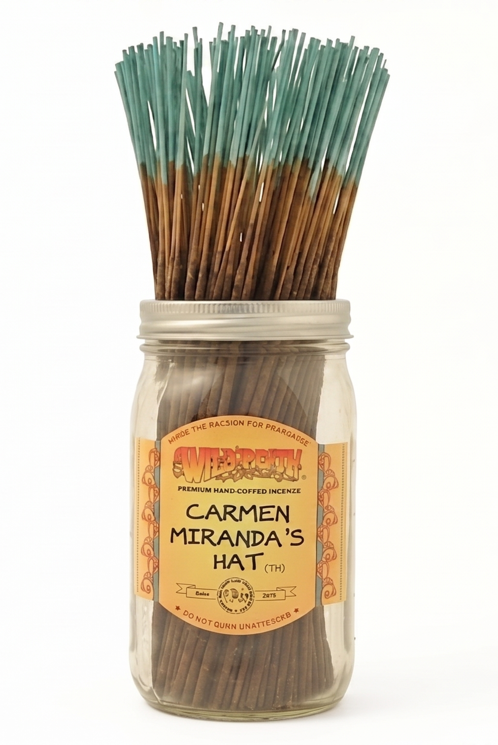 Wild Berry Carmen's Hat Incense Sticks, 100 Count Hand-Dipped Aromatic Incense