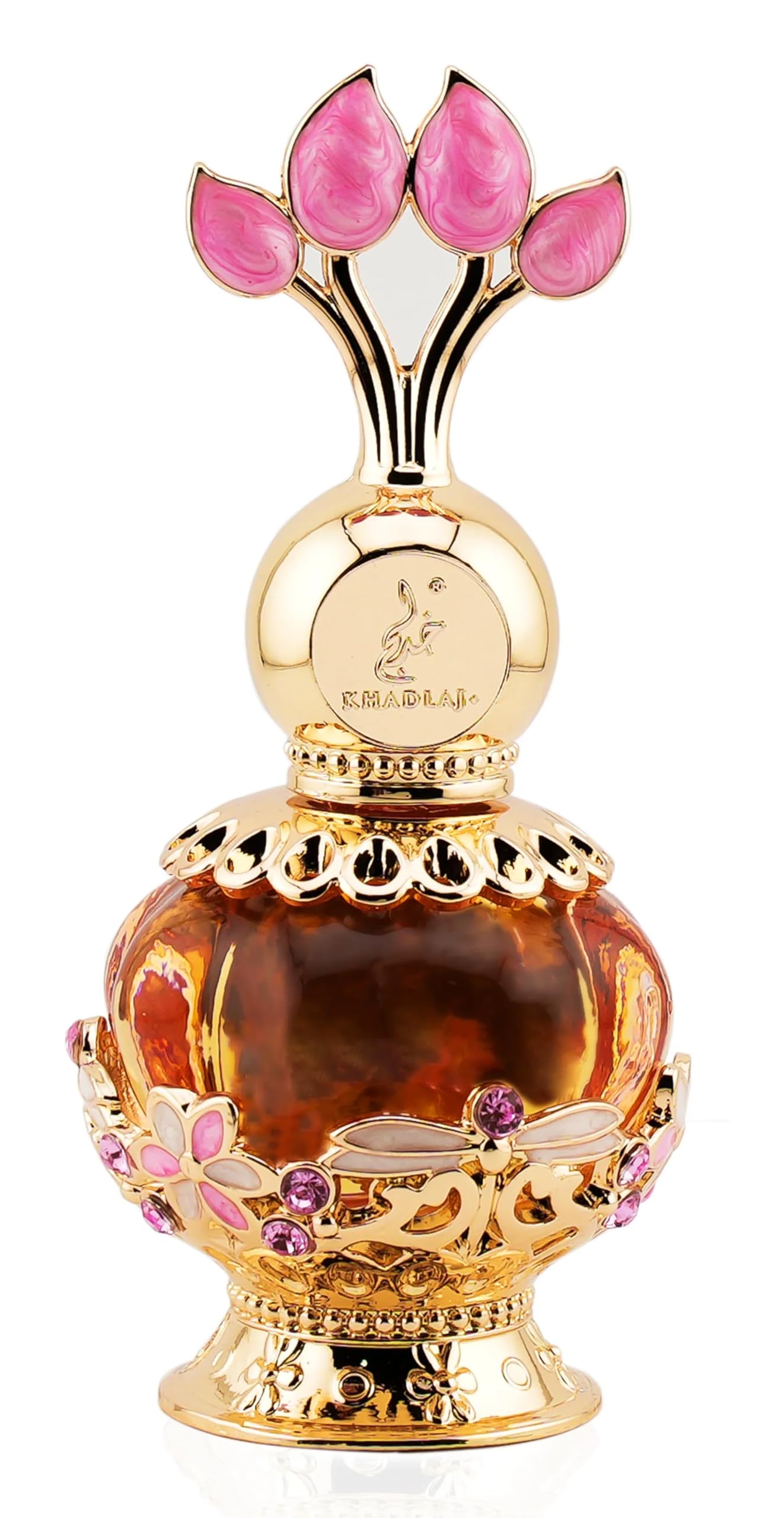 Aceite de perfume concentrado de almizcle rosa Khadlaj para mujer, 20 ml (0,67 oz. líq.)