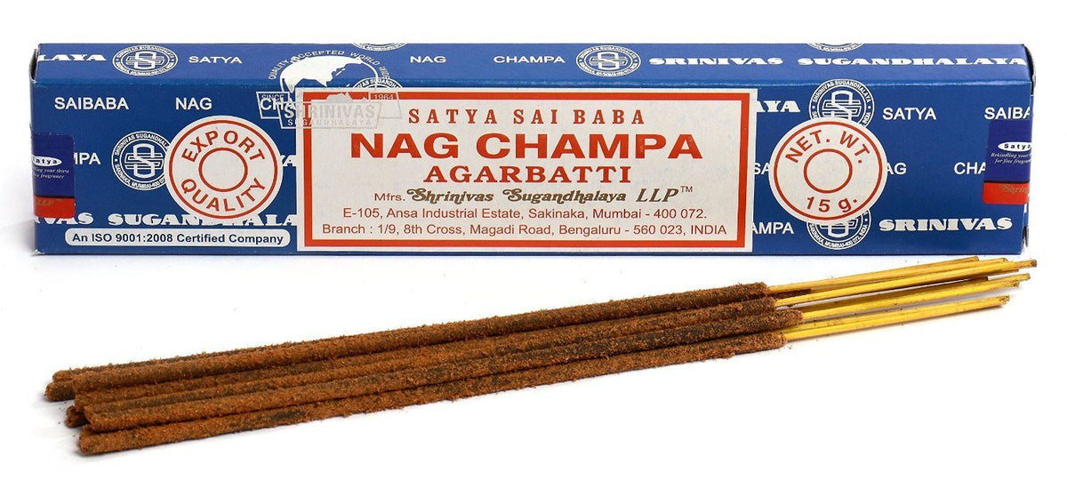 Incienso Satya Nag Champa, 15 gramos