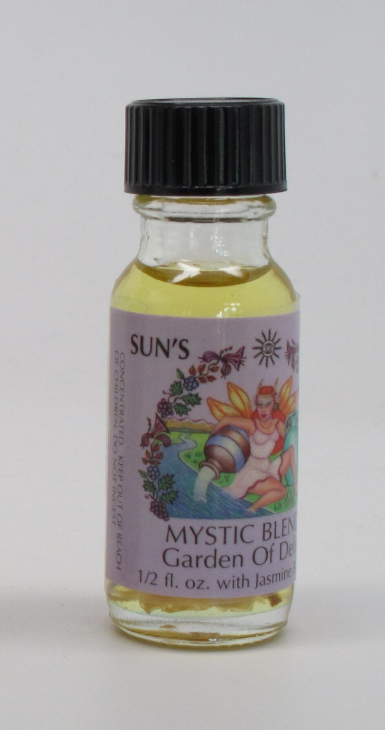 Sun's Eye Garden of Delight Herbal Fragrance Oil - 1/2 Ounce Bottle