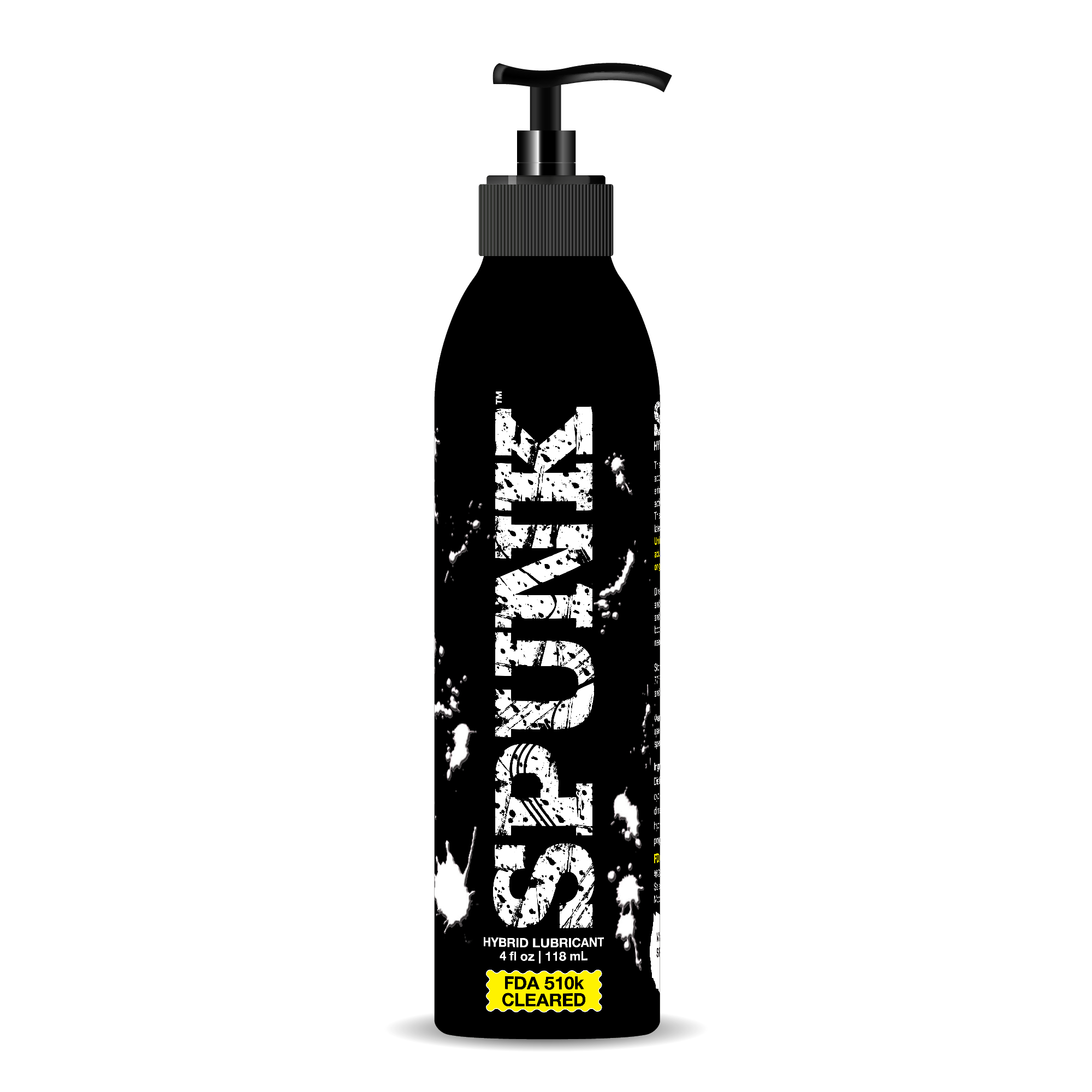 SPUNK Lube Hybrid Personal Lubricant - Water & Silicone Based, Safe for Toys & Condoms, 4 Fl Oz