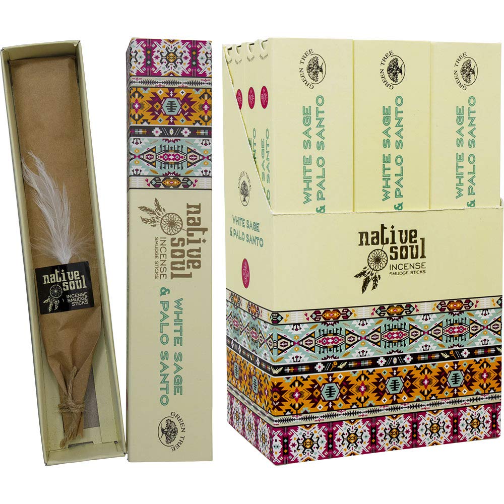 Incienso Kheops International Green Tree 15 gr (Salvia Blanca y Palo Santo)
