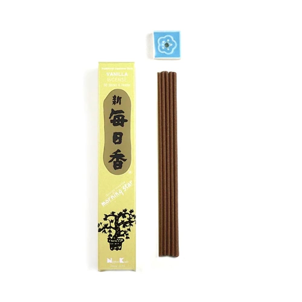Nippon Kodo Morning Star Incense - Vanilla - 50 Sticks