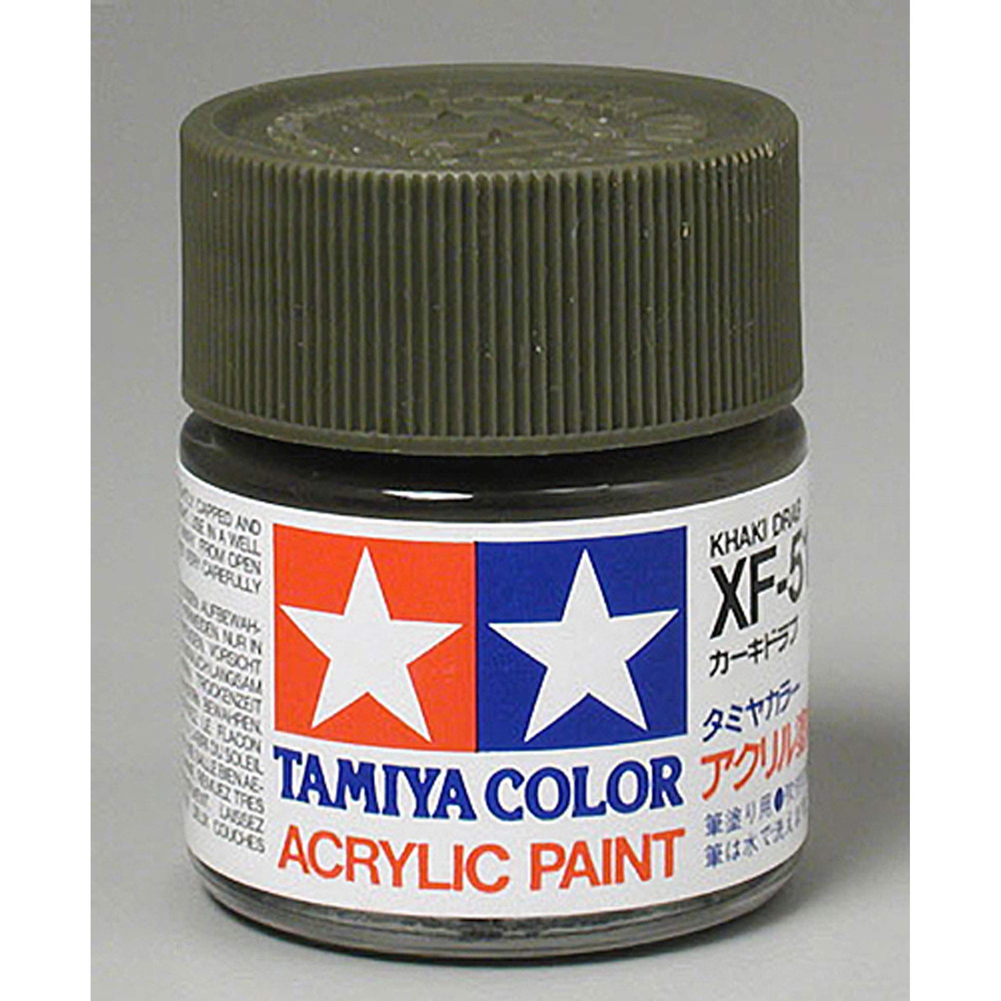Peinture acrylique TAMIYA XF51 Flat Khaki Drab TAM81351 pour plastiques