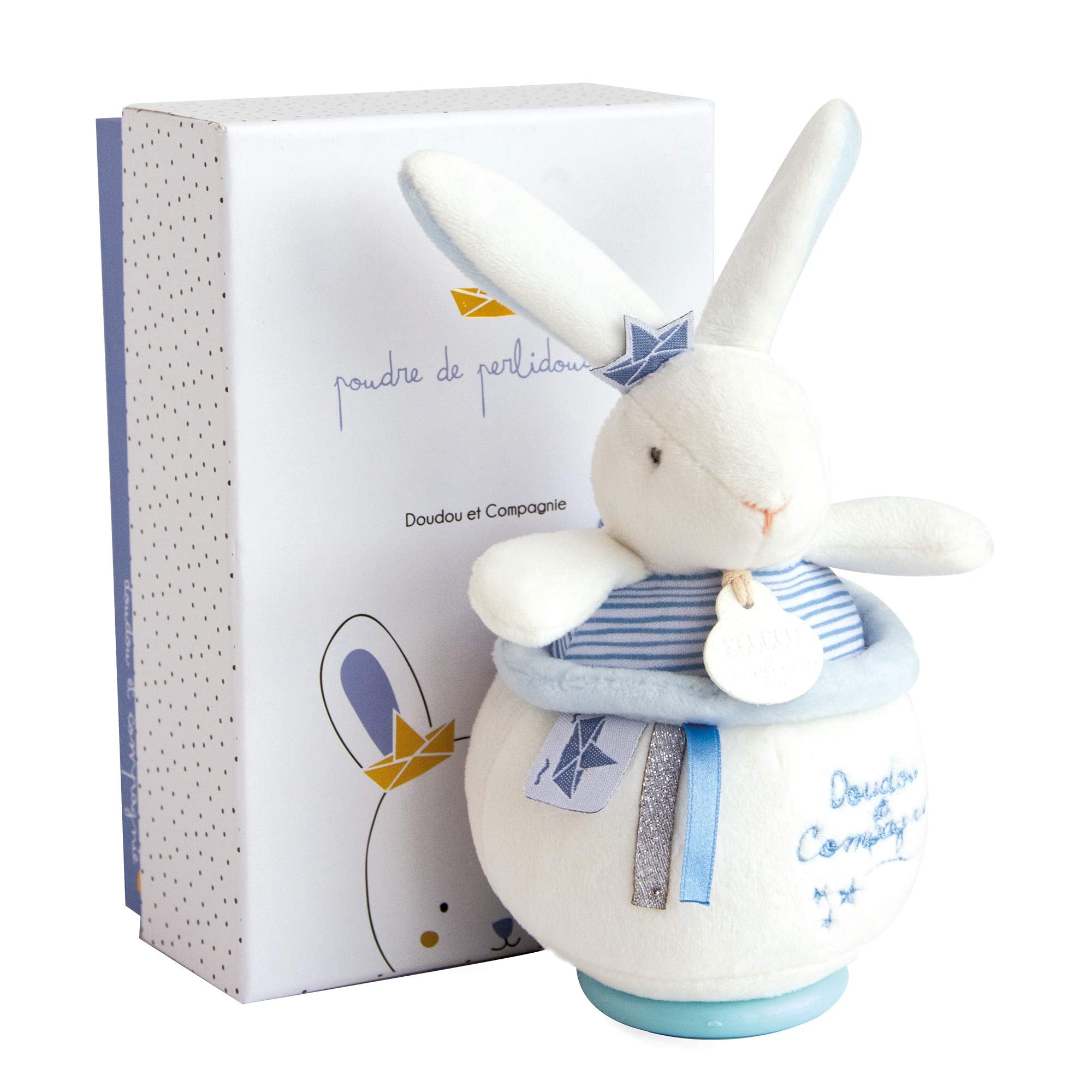 Doudou et Compagnie DC3520 Juguete musical Conejo Matelot Azul