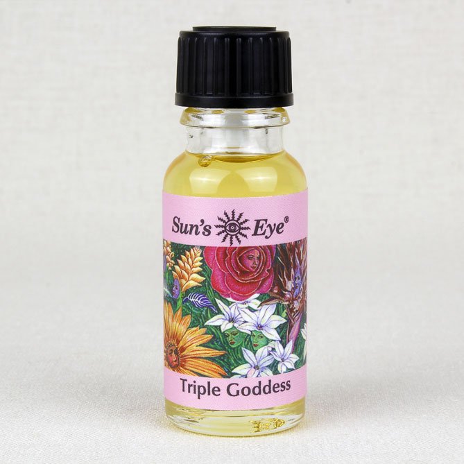 Suns Eye Triple Goddess Herbal Fragrance Oil - 1/2 Ounce Bottle