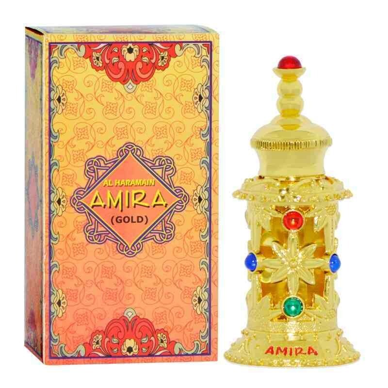 Al Haramain Amira Gold Perfume Oil for Women Perfume Oil, 0.4 oz, Floral