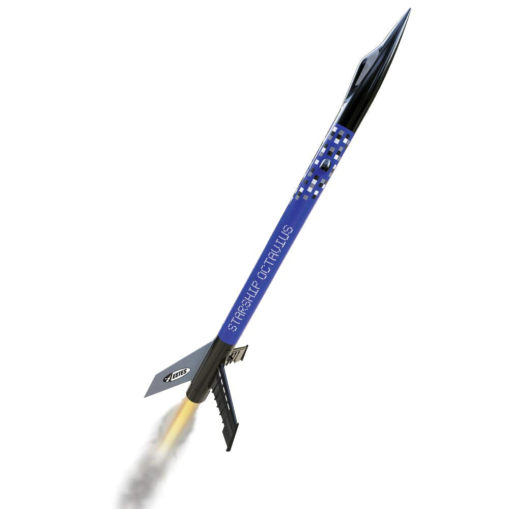 Estes 7284 Starship Octavius Flying Model Rocket Kit - Snap Together Beginner Kit
