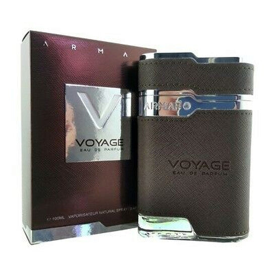 Armaf Voyage Brown Eau de Parfum for Men Long-Lasting EDP Spray, 3.4 oz, Woody Spicy