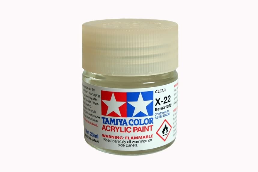 TAMIYA Acrylic X-22 Gloss Clear 23ml TAM81022