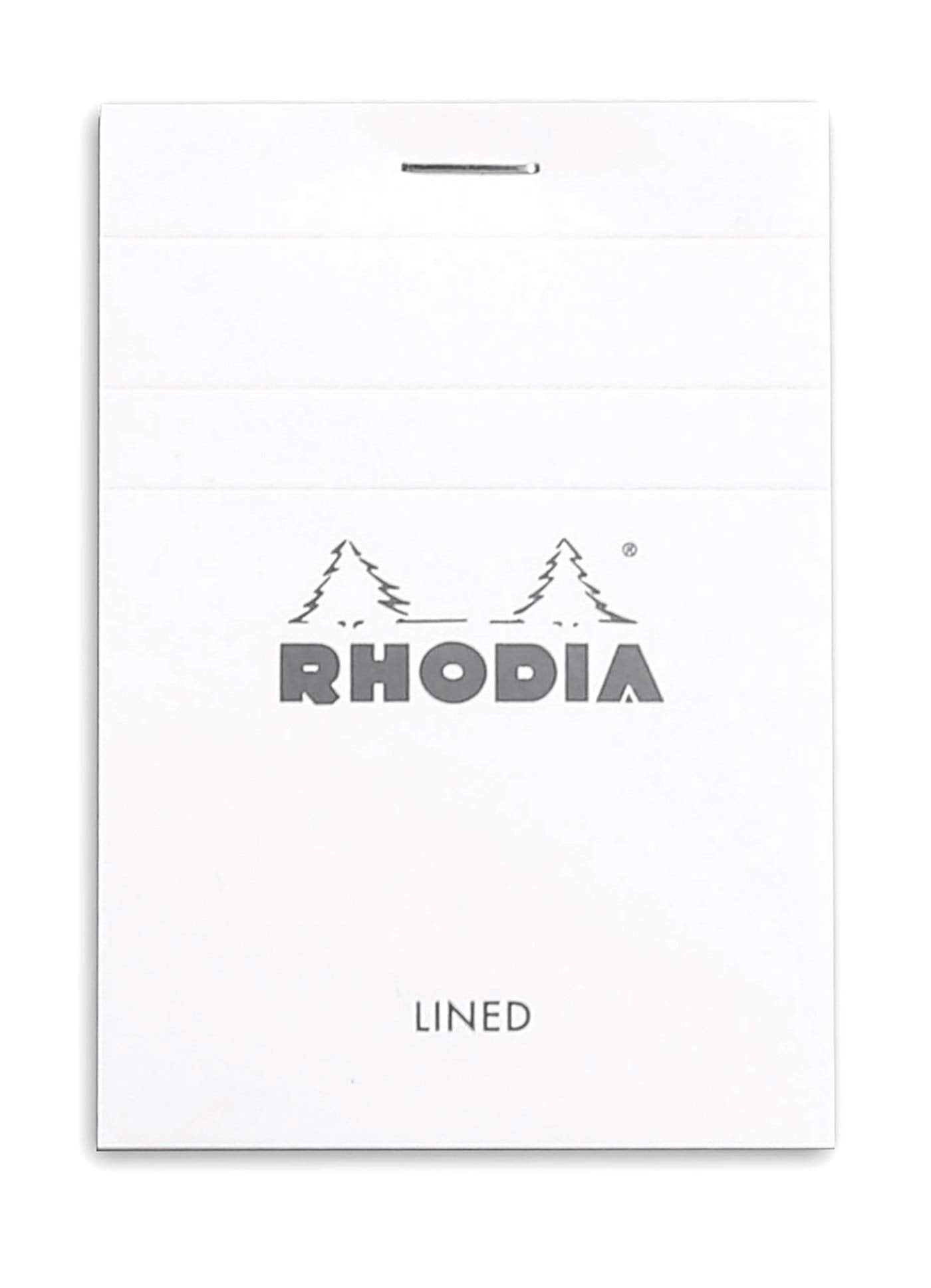 Rhodia Staplebound Notepad - Graph 80 sheets - 3 x 4 - White cover