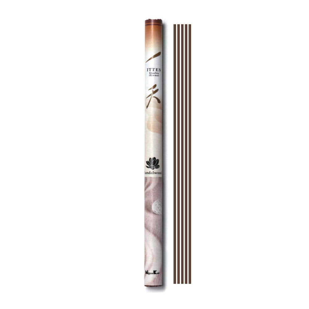 Nippon Kodo ITTEN - Sandalwood Long Stick, Japanese Quality Incense, Since 1575