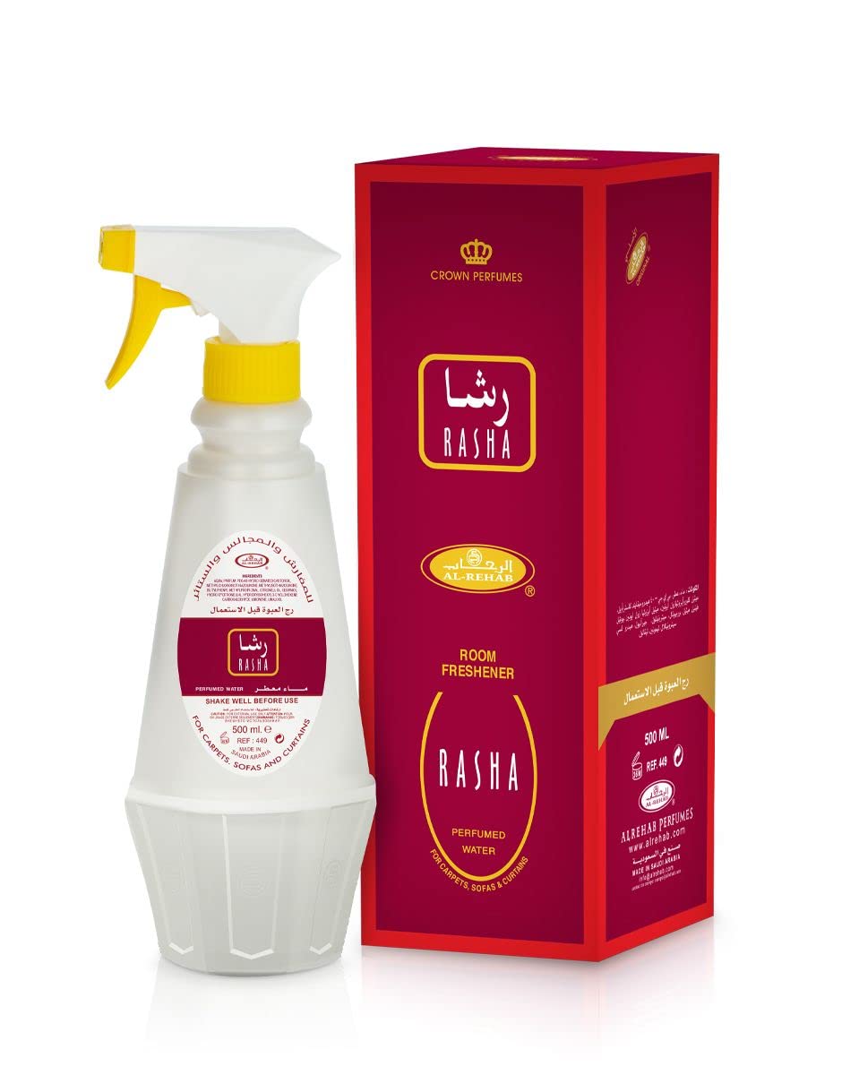 Al Rehab Rasha Air Room Freshener Spray 16.9 Fl Oz (500 ml)