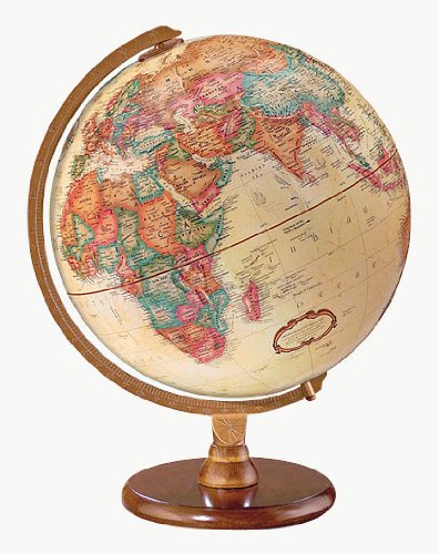 Replogle Hastings Desktop Globe, Antique 12"