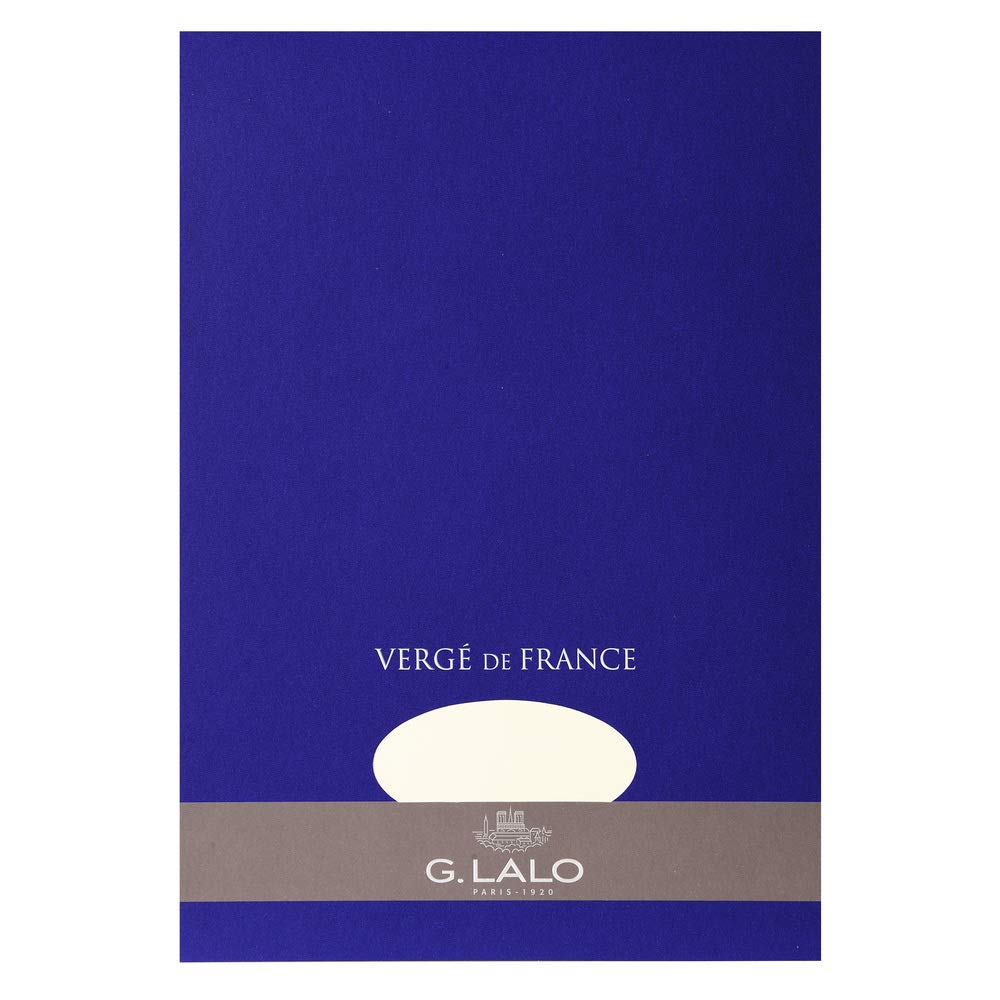 G. Lalo "Verg de France" 50 hojas de tablillas - 8 1/4 x 11 3/4 - Blanco