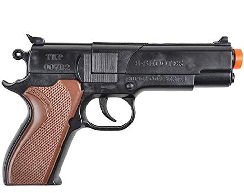 Rhode Island Novelty Super 007 Series Cap Blaster, 6.75 Inch 8-Shot Toy Cap