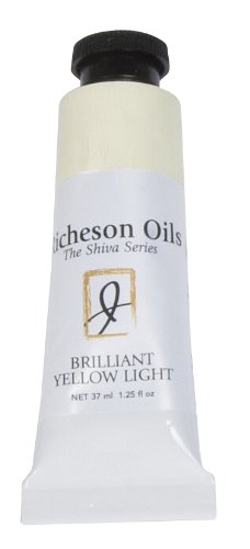 Colores al óleo para artistas Jack Richeson 120025 de 37 ml, amarillo claro brillante