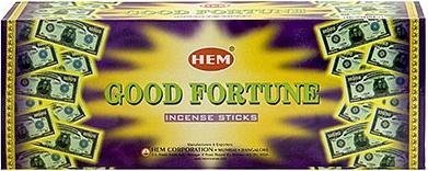 Hem Good Fortune Incense, 120 Stick Box
