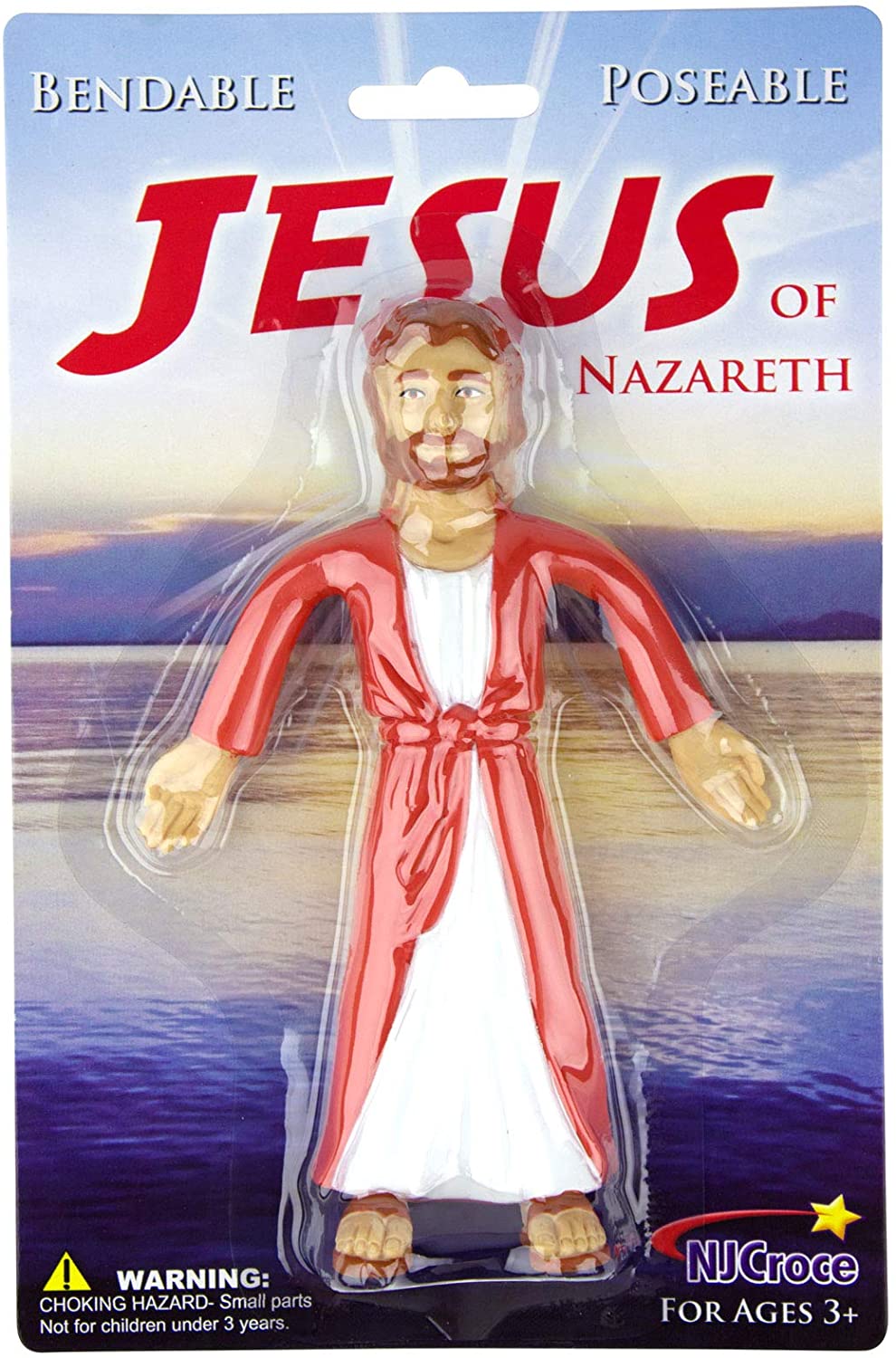 NJ Croce Jesus of Nazareth Poseable Figure 6.5 inch