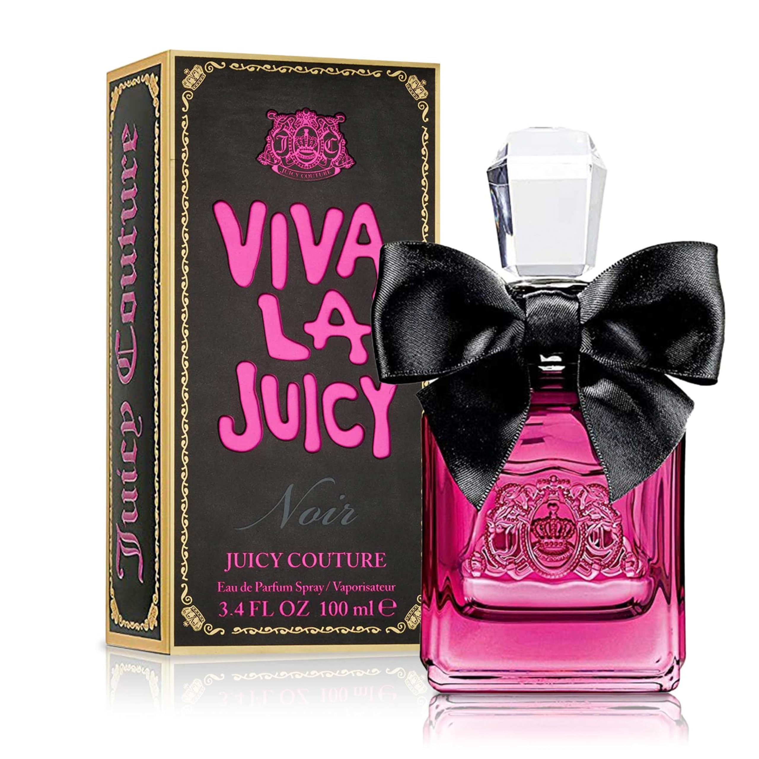 Viva La Juicy Noir Eau de Parfum Women Sweet Gourmand Scent 3.4 oz Spray