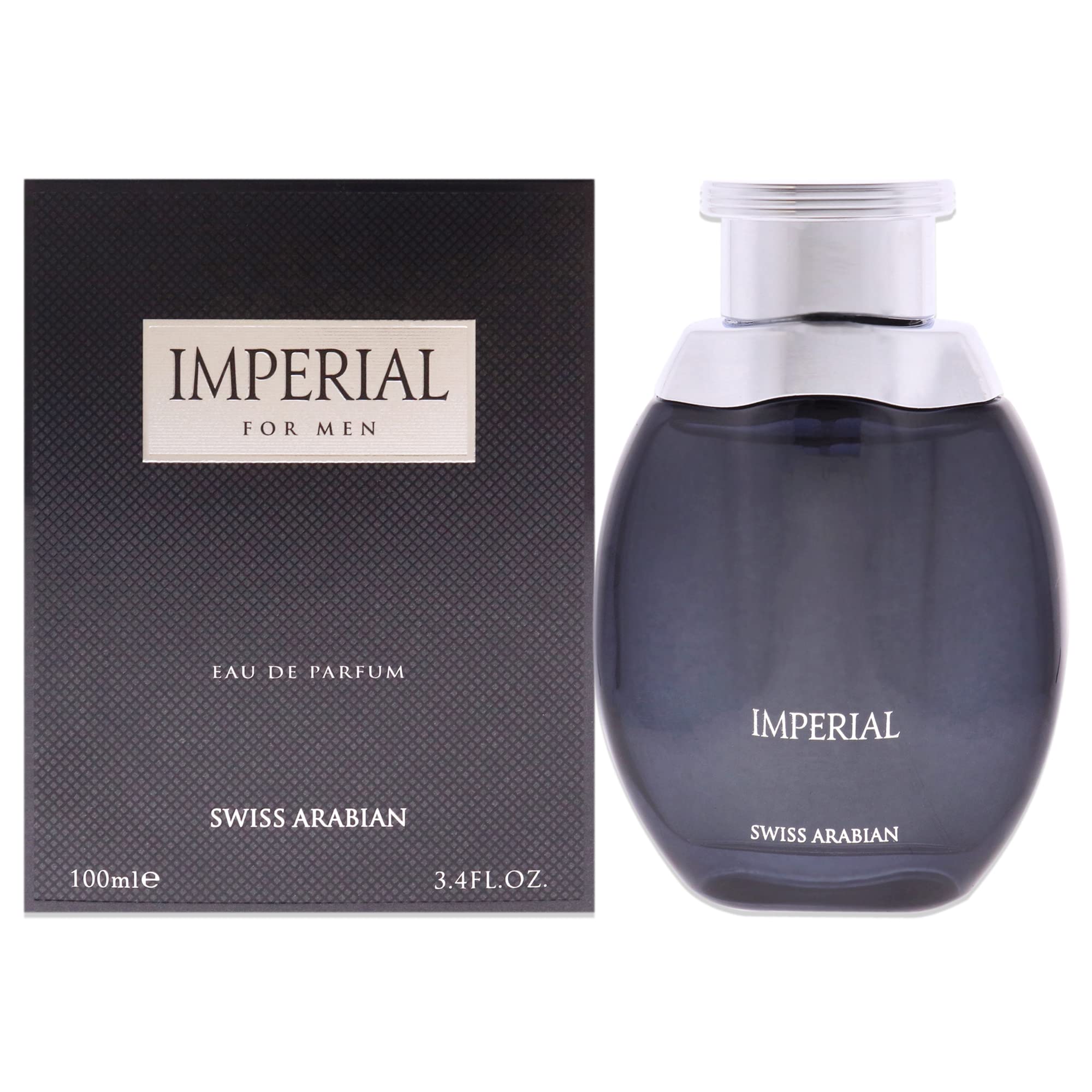 Swiss Arabian Imperial Eau de Parfum Men Woody Amber Scent 3.4 oz Spray