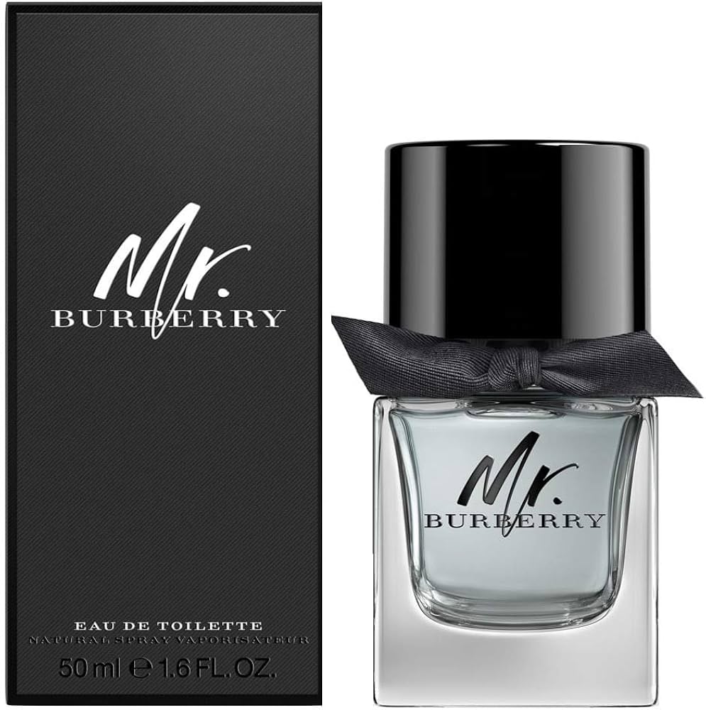 Mr Burberry Eau de Toilette Men Woody Aromatic Scent 1.6 oz Spray