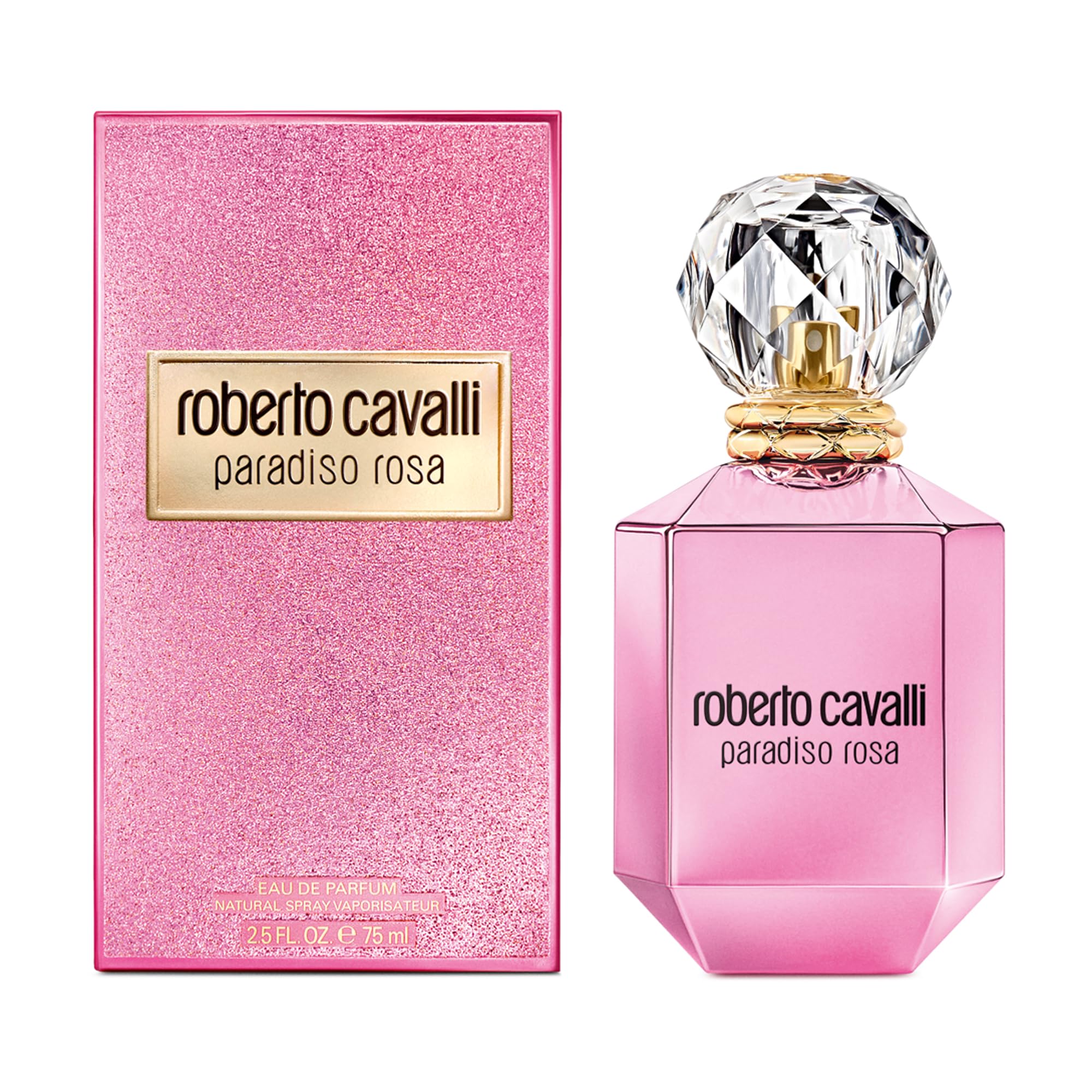 Roberto Cavalli Paradiso Rosa Eau de Parfum Women Floral Fruity Fresh Scent 2.5 oz Spray