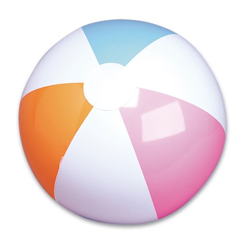 Rhode Island Novelty 6-Inch Beach Balls, Assorted Colors, 12 Pack