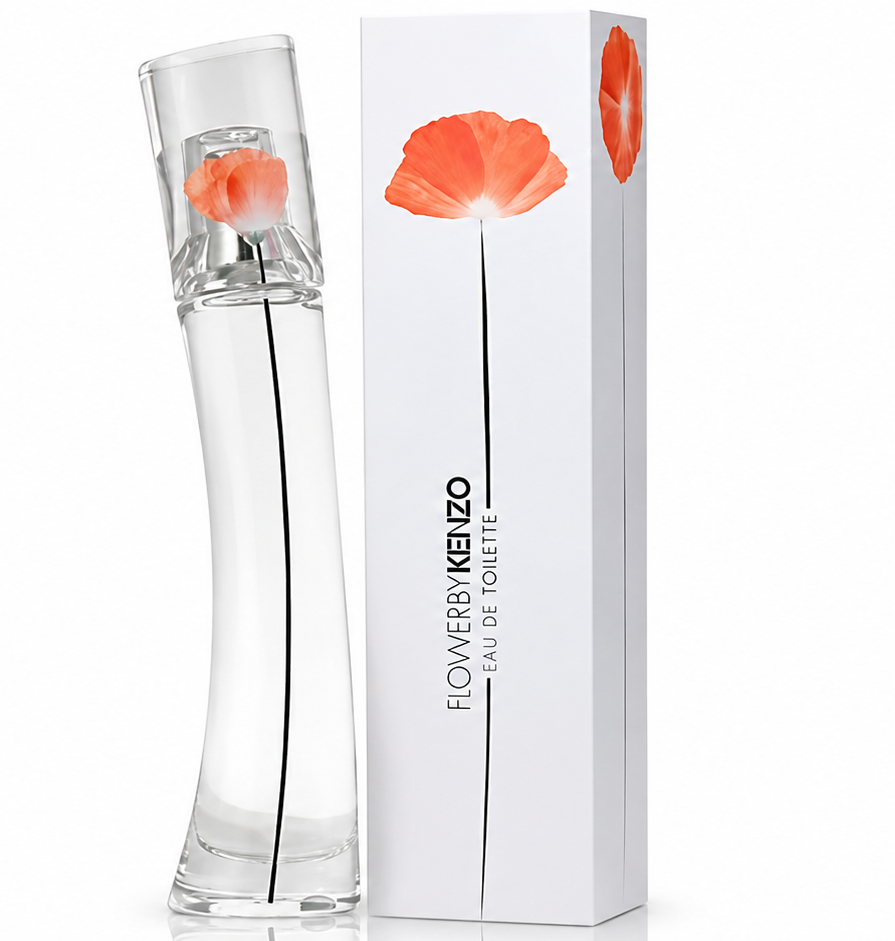 Kenzo Flower Eau de Toilette Women Soft Floral Powdery Scent 1.0 oz Spray