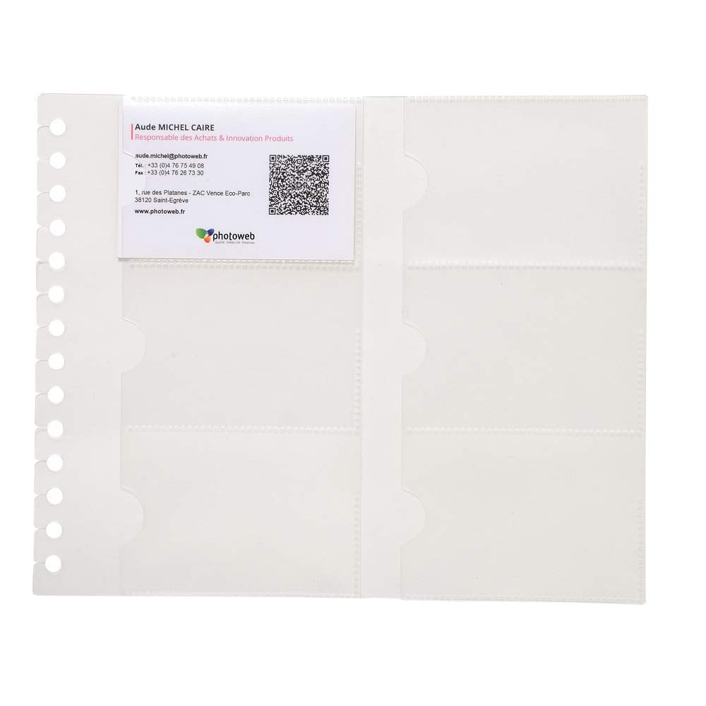 Recharge Exactive ExaCard 10 feuilles de 3 pochettes chacune - 8 x 6