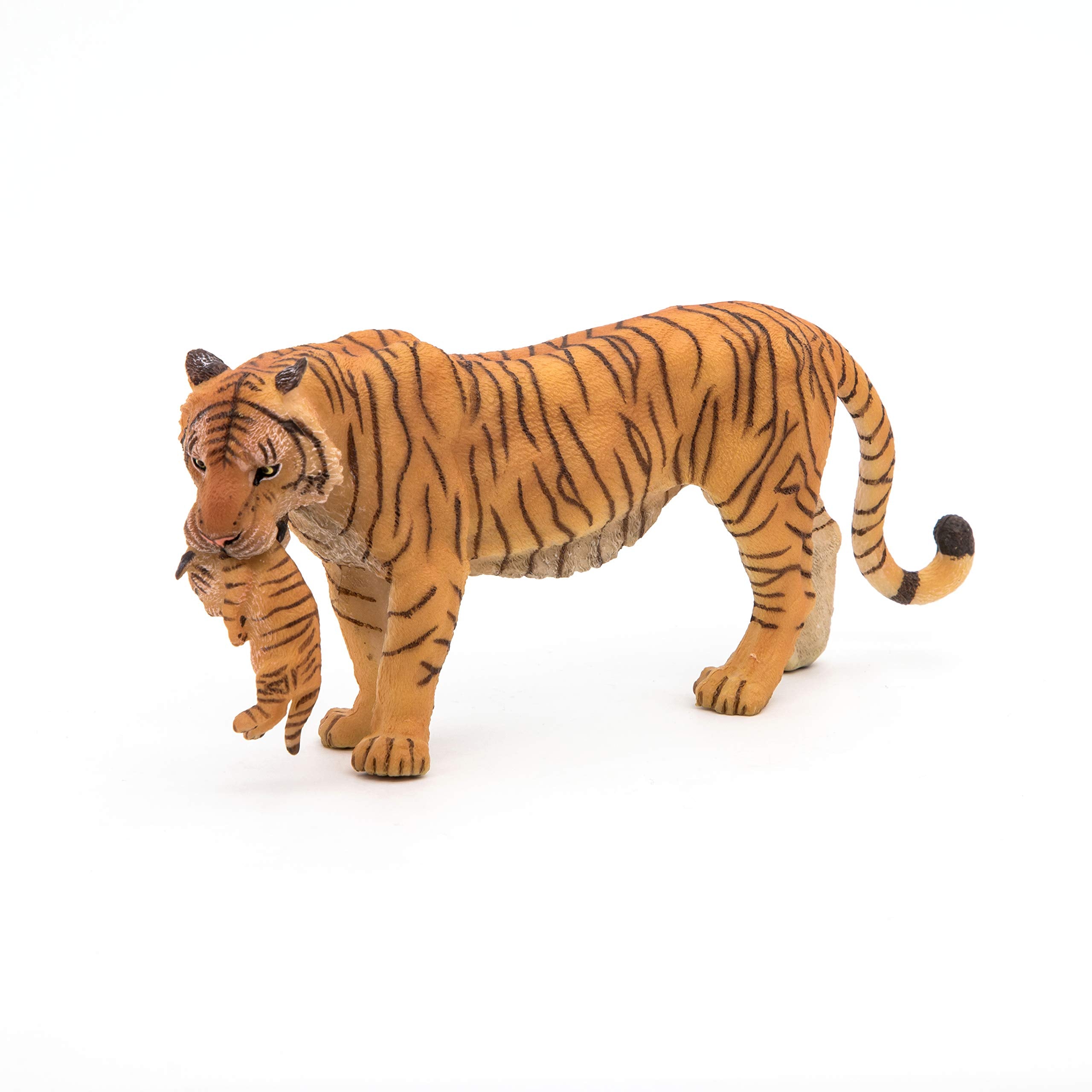 Figura de Papo Wild Animal Kingdom, tigresa con cachorro