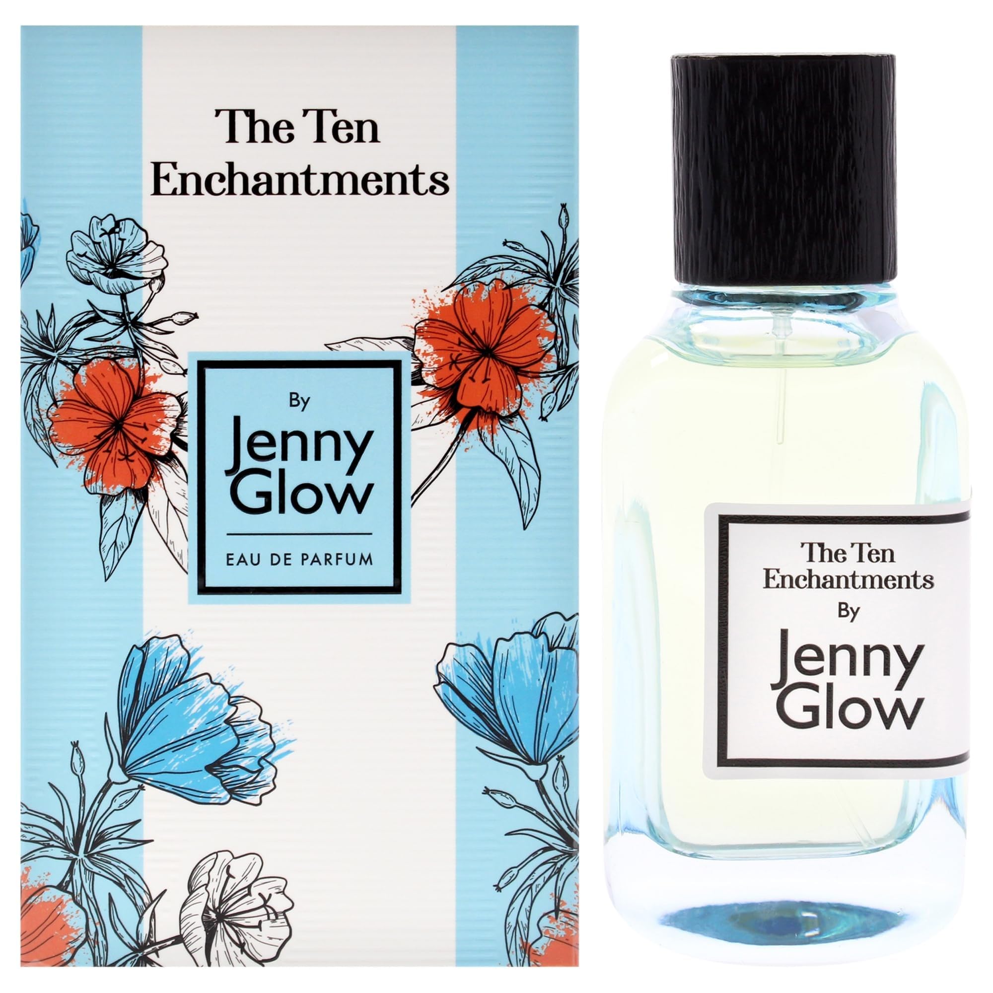 Jenny Glow The Ten Enchantments Eau de Parfum for Women, Fresh Spicy Feminine Fragrance with Invigorating Notes, 3.4 oz Spray