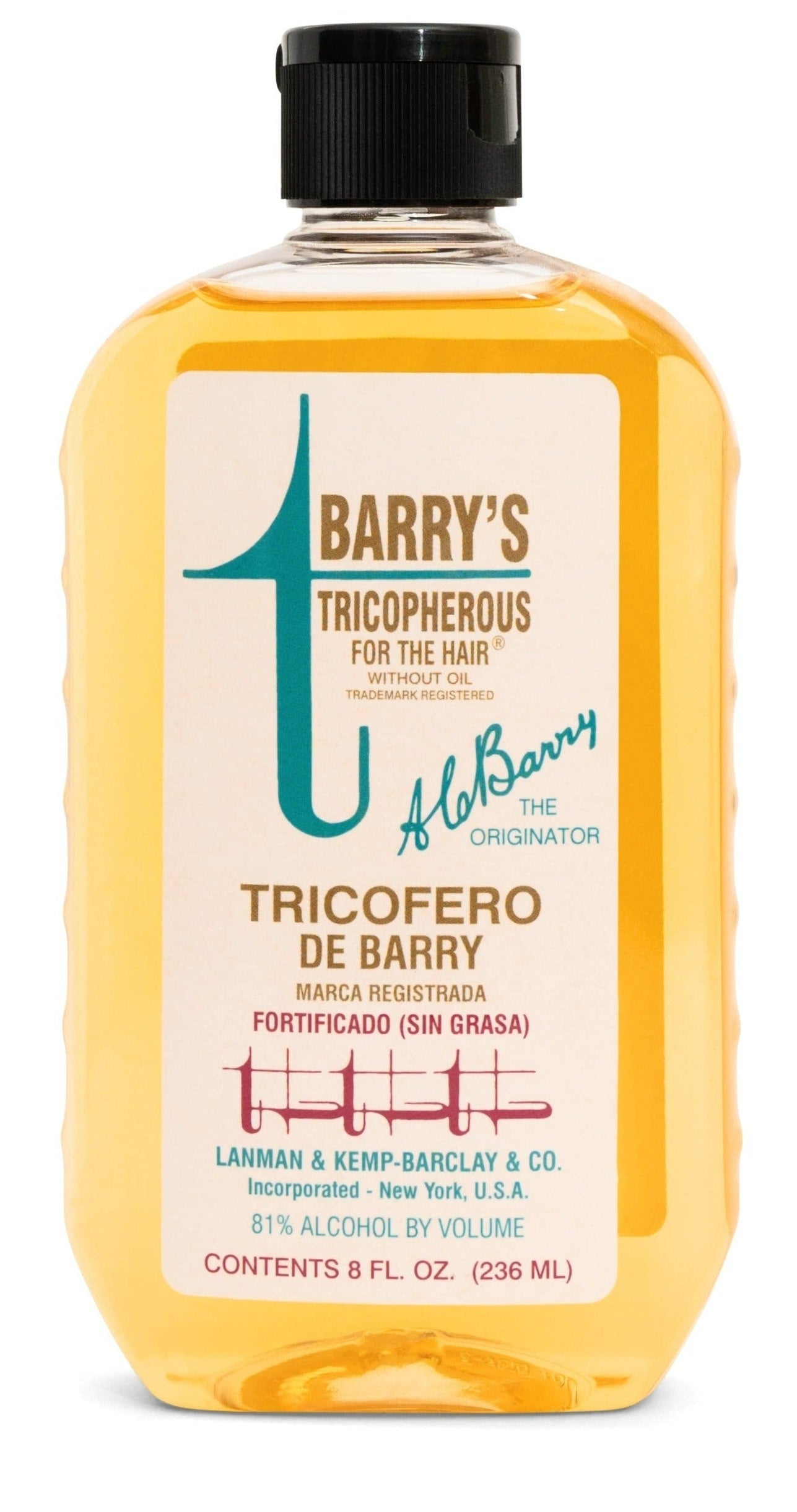 Barry's Tricopherous for the Hair Greaseless, 8 Fl Oz (236 ml)