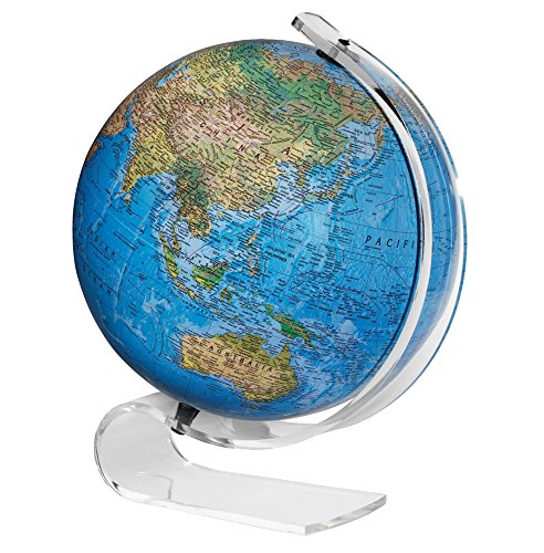 Replogle Consulate Illuminated Desktop Globe, Blue