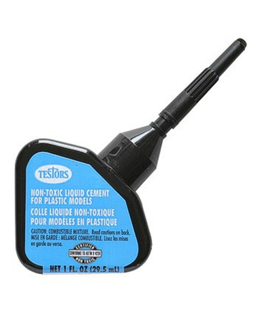 Cemento no tóxico Testor 3527C con aplicador, 1 onza